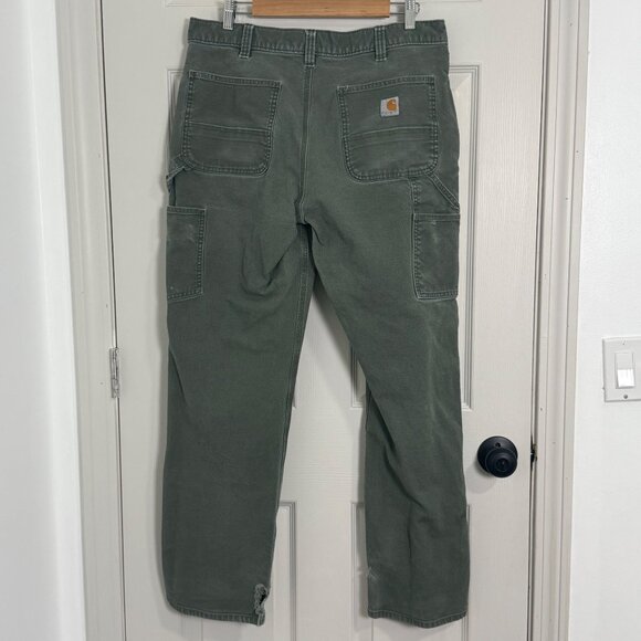 Carharrt Rugged Flex Relaxed Fit Jeans Mens 33x30.5 Double Front Utility Work Pa - Picture 5 of 16